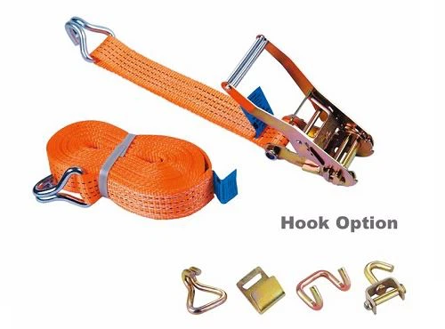 J hook ratchet straps