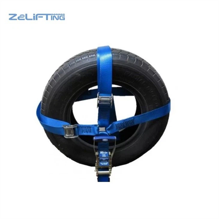 Wheel Tie Down Straps With Ratchet&Cam Buckle